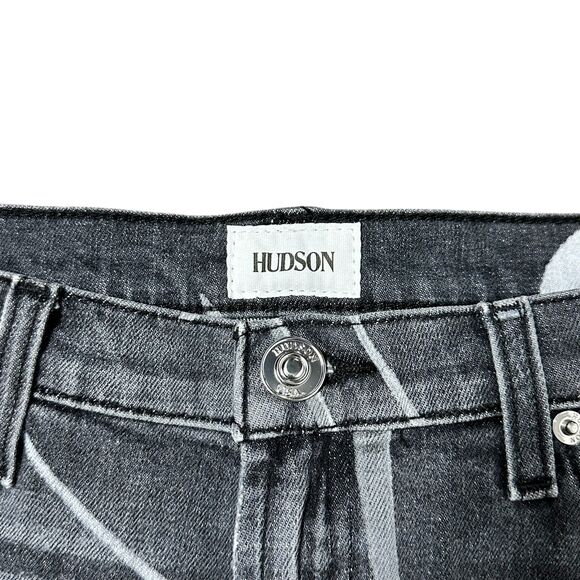 Hudson Kenzie Cut-Off Denim Shorts | Light Wash Floral | Size 26 | NWT - Picture 7 of 11